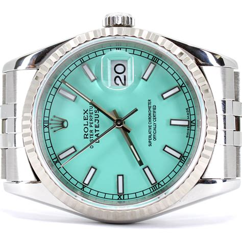 rolex datejust turquoise dial|rolex datejust 36mm.